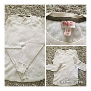 Mosimo Thermal Long Sleeve - Men's Medium - Cream